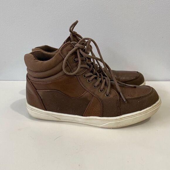 Kenneth Cole Reaction Cross Out Lace Up Shoes Ankle Boots Boys Size 5 - Picture 5 of 15